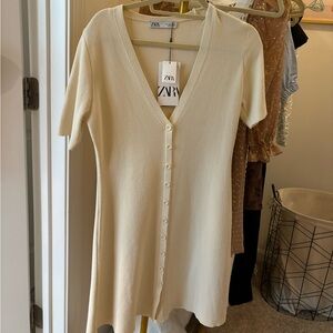 White Zara Dress